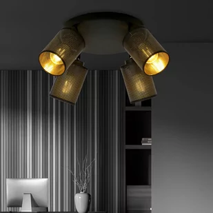 Emibig Bronx Premium lampa sufitowa (spot) 4-punktowa czarna 1152/4PREM - Lampy sufitowe - miniaturka - grafika 4
