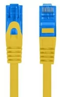 Patchcordy - Lanberg Patchcord KAT.6A S/FTP LSZH CCA 5M żółty fluke passed PCF6A-10CC-0500-Y - miniaturka - grafika 1