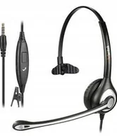 Słuchawki - Wantek A600F czarny - miniaturka - grafika 1