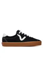 Trampki damskie - Vans Tenisówki Sport Low VN000CQRB9M1 Czarny - miniaturka - grafika 1