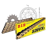 Części motocyklowe - Zestaw łańcuchów DID stal 520VX3 / 114 nit zamek do Kawasaki Z E-Version 800 ccm rok prod. 2013-2017 - miniaturka - grafika 1