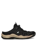 Klapki i japonki damskie - Rieker Klapki L0567-00 Czarny - miniaturka - grafika 1