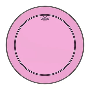 Remo Colortone Powerstroke 3 przezroczysta głowica bębna 56 cm P3-1322-CT-PK różowa - Akcesoria do perkusji - miniaturka - grafika 1