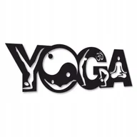 Dekoracje domu - Yoga Panel Ścienny 3D Obraz Ażurowy Dekoracja Loft - miniaturka - grafika 1