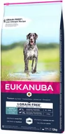 Sucha karma dla psów - Eukanuba Grain Free Adult Large Breed, łosoś - 2 x 12 kg Dostawa GRATIS! - miniaturka - grafika 1