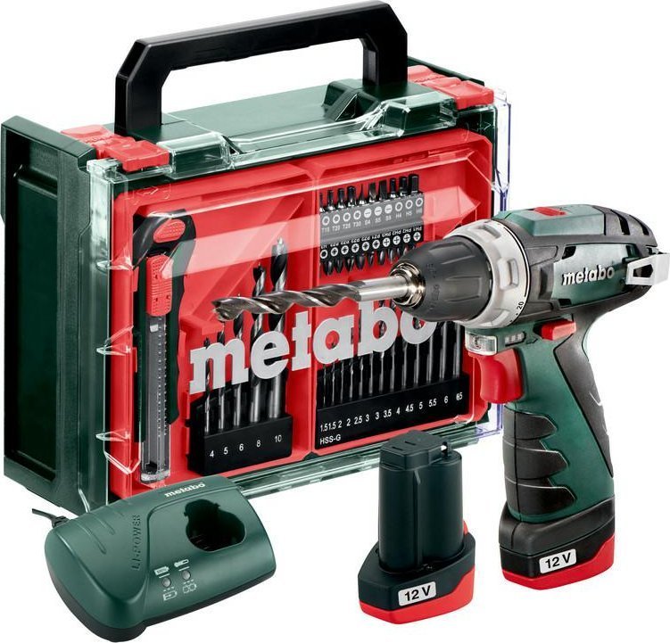 METABO WKRĘTARKA BS BASIC SET 12V + 41 ACC 34/17Nm 2x2,0Ah POWERMAXX