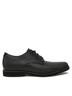 Timberland Półbuty Woodhull Leather Oxford TB0A2CWA0011 Czarny - Półbuty męskie - miniaturka - grafika 1