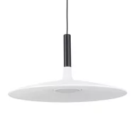 Lampy sufitowe - Wisząca lampa talerz Hank ST-10229P white LED 7W 3000K metalowa biała czarna - miniaturka - grafika 1