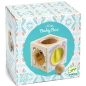 Zabawki sensoryczne - Drewniane pudełko sensoryczne BABY BOX, Djeco - miniaturka - grafika 1
