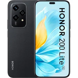 Honor 200 Lite 5G 8/256GB Czarny - Telefony komórkowe - miniaturka - grafika 1