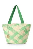 Torebki damskie - Torba plażowa NOBO w kratkę - Nobo - miniaturka - grafika 1