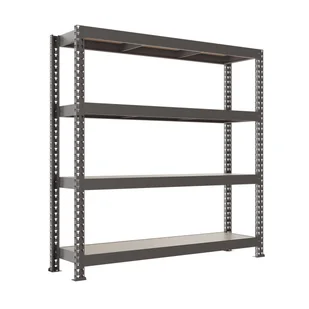 Regał metalowy Mega 500 kg 180x160x60 cm 4 półki Metalkas - Szafy i regały magazynowe - miniaturka - grafika 1