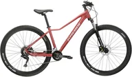 Rowery - Rower górski damski KROSS LEA 5.0 27,5" S (15") BORDOWY SREBRNY - miniaturka - grafika 1