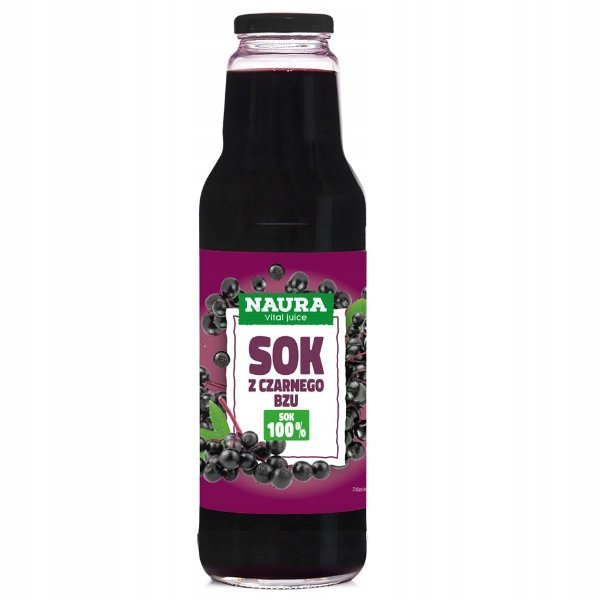 Sok z czarnego bzu 750ml Naura