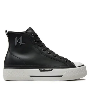 Trampki KARL LAGERFELD KL50450 Czarny - Trampki męskie - miniaturka - grafika 1