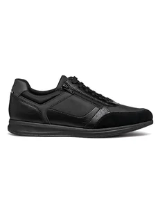Geox Sneakersy "Avery" w kolorze czarnym - Trampki męskie - miniaturka - grafika 1