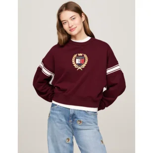 Tommy Jeans Bluza | Loose fit - Bluzy damskie - miniaturka - grafika 1