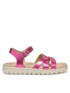 Buty dla dziewczynek - Geox Sandały J Soleima Gir J45GSA 000CF C8002 M Różowy - miniaturka - grafika 1