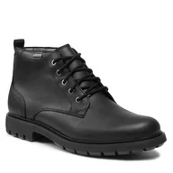 Botki męskie - Trzewiki Clarks Batcombe Mix Ggtx Gore-Tex 261734277 Black Leather - miniaturka - grafika 1