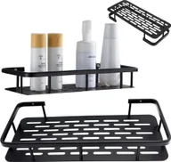 Półki łazienkowe - Verk Półka łazienkowa do łazienki pod prysznic do kuchni loft wisząca metalowa Półka łazienkowa do łazienki pod prysznic do kuchni loft wisząca metalowa - miniaturka - grafika 1