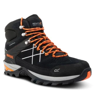 Trekkingi Regatta Samaris Pro II RMF833 Ash / Blaze Orange 1BK - Buty trekkingowe męskie - miniaturka - grafika 1