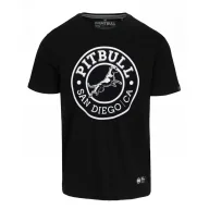 Odzież taktyczna i umundurowanie - PITBULL KOSZULKA Light Weight 170 Basic San Diego CA '25 - Czarna - miniaturka - grafika 1