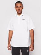 Koszulki męskie - Adidas Polo Summer GN3835 Biały Regular Fit - miniaturka - grafika 1