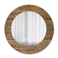 Lustra - Lustro do Łazienki Glamour Stare drewno 50cm - miniaturka - grafika 1