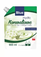 Mydła - Delko BLUE Mydło w płynie zapas konwaliowe 900ml - miniaturka - grafika 1