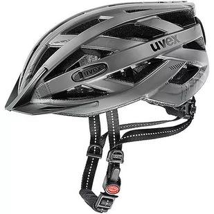 UVEX Uvex City I-Vo Kask Rowerowy, Szary Matowy (Dark Silver Mat), Obwód Głowy 5257 Cm, 4104190215 - Kaski rowerowe - miniaturka - grafika 1