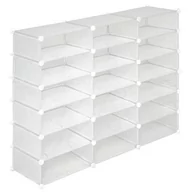 Regały - Przezroczysta szafka 18 - system wtykowy - miniaturka - grafika 1