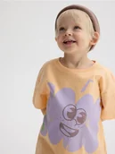 Bluzki dla niemowląt - Reserved - T-shirt z nadrukiem - jasnopomarańczowy - miniaturka - grafika 1