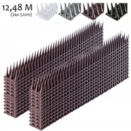 Zwalczanie i odstraszanie szkodników - Kolce Na Ptaki Gołębie Plastikowe 24Szt 12,48M - miniaturka - grafika 1