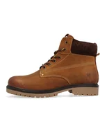 Botki damskie - Wrangler Skórzane botki "Arch" w kolorze jasnobrązowym - miniaturka - grafika 1