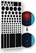 Etykiety do drukarek - Naklejki Przyciemniające Blokujące Światło Led Etykiety Zaciemniające 100% - miniaturka - grafika 1