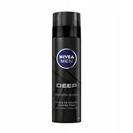 Kosmetyki do golenia - Nivea Men Deep Smooth Shave pianka do golenia 200 ml dla mężczyzn - miniaturka - grafika 1