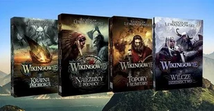 Pakiet Wikingowie. Tomy 1-4: Wilcze dziedzictwo, Najeźdźcy z Północy, Topory i sejmitary, Kraina Proroka - Księgarnia OUTLET - miniaturka - grafika 1