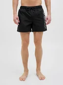 Kąpielówki męskie - Jack & Jones Szorty kąpielowe "Maui" w kolorze czarnym - miniaturka - grafika 1