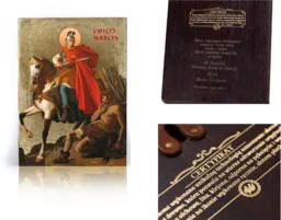 Ikona religijna Święty Marcin - Ikony i obrazy sakralne - miniaturka - grafika 1