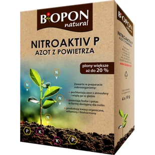 Nitroaktiv P azot z powietrza 40 g BOPON NATURAL - Nawozy ogrodnicze - miniaturka - grafika 1
