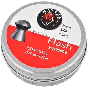 Śrut Hatsan Flash 4.5 mm, 250 szt. 0.63g/9.72gr - Amunicja do wiatrówek - miniaturka - grafika 1