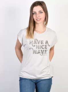 Koszulki dla dziewczynek - Rip Curl HAVE A NICE WAVE SHARKSKIN t-shirt damski - M - grafika 1