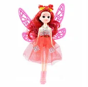 Lalki dla dziewczynek - LALKA WRÓŻKA ZE SKRZYDŁAMI DZWONECZEK RÓŻNE KOLORY - miniaturka - grafika 1