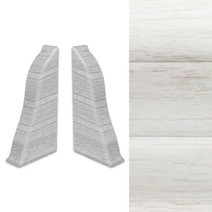 Arbiton Zakończenie lewe i prawe do listwy LM55 dąb aspen - Listwy przypodłogowe - miniaturka - grafika 1