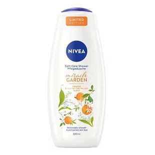 Nivea Miracle Garden Żel pod prysznic Orange & Lily of the Valley 500ml - Kosmetyki do kąpieli - miniaturka - grafika 1