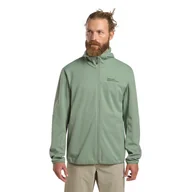 Kurtki męskie - Męska kurtka softshellowa Jack Wolfskin FELDBERG HOODY M eucalyptus - L - miniaturka - grafika 1