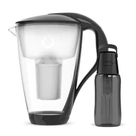 Dzbanki filtrujące - Szklany dzbanek Dafi CRYSTAL czarny Classic z czarną barwioną butelką Solid 0,5 - miniaturka - grafika 1
