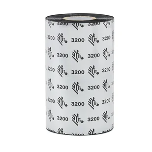 Taśma termotransferowa Zebra 3200 57mm x 74m 0,5" woskowo-żywiczna (800132-102) black - Taśmy do drukarek barwiące - miniaturka - grafika 1