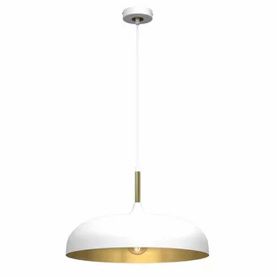 Milagro Lampa wisząca LINCOLN WHITE/GOLD 1xE27 MLP7899 - Lampy sufitowe - miniaturka - grafika 2