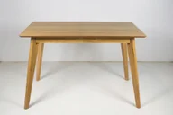Stoły - Stół skandynawski Carlos 120x80+2x35cm fornir dąb - miniaturka - grafika 1
